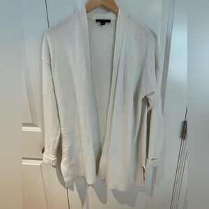 And Taylor cream open cardigan. Size medium.
